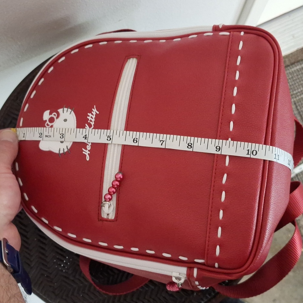 Sanrio Hello Kitty Red and White Mini Backpack - Picture 7 of 13